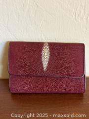 MaxSold Auction: Vintage P.K.K. Genuine Red Stingray Skin’s Wallet Clutch Purse / Wallet - Los Altos (California, USA) SELLER MANAGED Estate Sale Online Auction - Newcastle Drive
