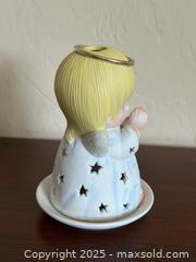 MaxSold Auction: Vintage Praying Angel Figurine Tea Light Cover w/ Star Cutouts - Los Altos (California, USA) SELLER MANAGED Estate Sale Online Auction - Newcastle Drive