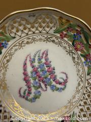 MaxSold Auction: Vintage Royal Bavaria Marie Antoinette Dresden’s Art Carl Schumann Reticulated Bowl - Los Altos (California, USA) SELLER MANAGED Estate Sale Online Auction - Newcastle Drive