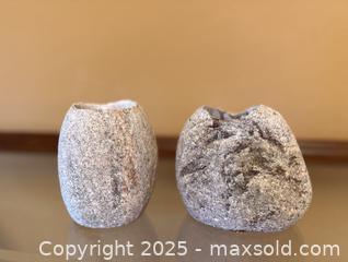MaxSold Auction: Vintage Stone Candlestick Holders - Los Altos (California, USA) SELLER MANAGED Estate Sale Online Auction - Newcastle Drive