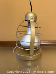 MaxSold Auction: Vintage Sun Valley Industrial Cage Lamp - Los Altos (California, USA) SELLER MANAGED Estate Sale Online Auction - Newcastle Drive