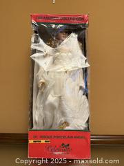 MaxSold Auction: Vintage Treasured Collection Limited Edition 24" Bisque Porcelain Angel w/ Stand  - Los Altos (California, USA) SELLER MANAGED Estate Sale Online Auction - Newcastle Drive