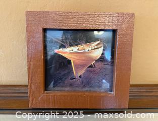 MaxSold Auction: Vintage Wall Art Decor: Framed Photo of Traditional Wooden Boat - Los Altos (California, USA) SELLER MANAGED Estate Sale Online Auction - Newcastle Drive