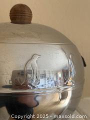 MaxSold Auction: Vintage West Bend Stainless Steel PENGUIN Ice Bucket Bar Ware Wooden Handles - Los Altos (California, USA) SELLER MANAGED Estate Sale Online Auction - Newcastle Drive