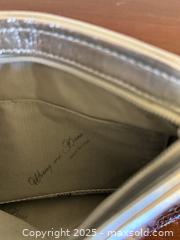 MaxSold Auction: Vintage WHITING & DAVIS Plum Metallic Chevron Mesh Crossbody Shoulder Purse Bag - Los Altos (California, USA) SELLER MANAGED Estate Sale Online Auction - Newcastle Drive