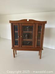 MaxSold Auction: Vintage Wooden Miniature Dollhouse Furniture: Cabinet - Los Altos (California, USA) SELLER MANAGED Estate Sale Online Auction - Newcastle Drive