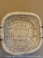 MaxSold Auction: Vintage Woven Wicker Basket - Los Altos (California, USA) SELLER MANAGED Estate Sale Online Auction - Newcastle Drive