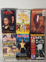 MaxSold Auction: Lot Of VHS Tapes - Riverview (Florida, USA) SELLER MANAGED Downsizing Online Auction - Holly Heath Drive