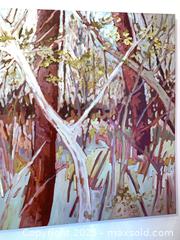 MaxSold Auction: Original Sue Tupy Landscape “Beaver Valley Reds” - The Blue Mountains (Ontario, Canada) PARTNER MANAGED Estate Sale Online Auction - Pyatt Court