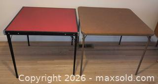 MaxSold Auction: 2 Vintage Card Tables B - London (Ontario, Canada) PARTNER MANAGED Downsizing Online Auction - Ford Crescent