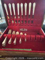 MaxSold Auction: Flatware with Wooden Chest.  A - London (Ontario, Canada) PARTNER MANAGED Downsizing Online Auction - Ford Crescent