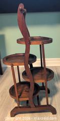 MaxSold Auction: Folding Wooden Plant Stand B - London (Ontario, Canada) PARTNER MANAGED Downsizing Online Auction - Ford Cres.