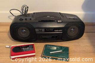 MaxSold Auction: Portable Stereo, Walkman and Vintage Tin B - London (Ontario, Canada) PARTNER MANAGED Downsizing Online Auction - Ford Crescent