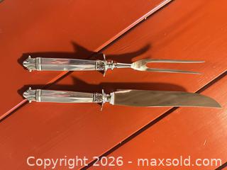 MaxSold Auction: Sterling Carving Set.   A - London (Ontario, Canada) PARTNER MANAGED Downsizing Online Auction - Ford Crescent