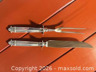 MaxSold Auction: Sterling Carving Set.   A - London (Ontario, Canada) PARTNER MANAGED Downsizing Online Auction - Ford Crescent
