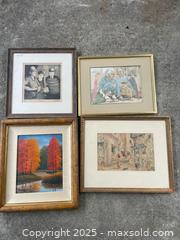 MaxSold Auction: Vintage art work  - San Jose (California, USA) SELLER MANAGED Estate Sale Online Auction -  Bennett Way