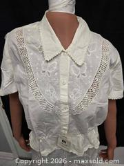 MaxSold Auction: 6 sets of white embroidered blouse and skirt set from the brand "A Angel", as indicated by - Toronto (Ontario, Canada) SELLER MANAGED Reseller Online Auction - Dartmoor Drive