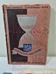 MaxSold Auction: softcover edition of the book Toronto's 100 Years by Jesse Edgar Middleton  - Toronto (Ontario, Canada) SELLER MANAGED Reseller Online Auction - Dartmoor Drive