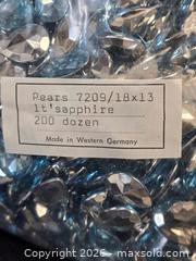 MaxSold Auction: vintage "Pears 18x13" lt'sapphire (light sapphire blue) rhinestones, specified as a q - Toronto (Ontario, Canada) SELLER MANAGED Reseller Online Auction - Dartmoor Drive