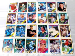 MaxSold Auction: 1988 TOPPS BASEBALL CARD LOT OF 24 - Kingston (Ontario, Canada) SELLER MANAGED Downsizing Online Auction - Rosemund Crescent