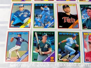 MaxSold Auction: 1988 TOPPS BASEBALL CARD LOT OF 24 - Kingston (Ontario, Canada) SELLER MANAGED Downsizing Online Auction - Rosemund Crescent