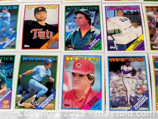 MaxSold Auction: 1988 TOPPS BASEBALL CARD LOT OF 24 - Kingston (Ontario, Canada) SELLER MANAGED Downsizing Online Auction - Rosemund Crescent
