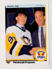 MaxSold Auction: 1990 JAROMIR JAGR UPPER DECK ROOKIE CARD - Kingston (Ontario, Canada) SELLER MANAGED Downsizing Online Auction - Rosemund Crescent