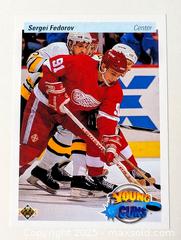 MaxSold Auction: 1991 SERGEI FEDOROV YOUNG GUNS ROOKIE CARD - Kingston (Ontario, Canada) SELLER MANAGED Downsizing Online Auction - Rosemund Crescent