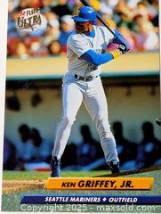MaxSold Auction: 1992 KEN GRIFFEY JR BASEBALL CARD - Kingston (Ontario, Canada) SELLER MANAGED Downsizing Online Auction - Rosemund Crescent