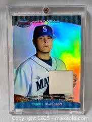 MaxSold Auction: 2004 TRAVIS BLACKLEY GAME WORN JERSEY SWATCH CARD - Kingston (Ontario, Canada) SELLER MANAGED Downsizing Online Auction - Rosemund Crescent