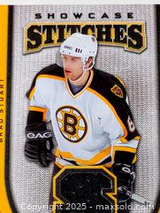 MaxSold Auction: 2006 BRAD STUART GAME USED JERSEY SWATCH HOCKEY CARD - Kingston (Ontario, Canada) SELLER MANAGED Downsizing Online Auction - Rosemund Crescent