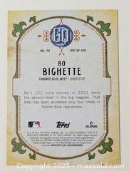 MaxSold Auction: BO BICHETTE TOPPS BASEBALL CARD - Kingston (Ontario, Canada) SELLER MANAGED Downsizing Online Auction - Rosemund Crescent