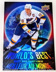 MaxSold Auction: BRETT HULL WORLD'S BEST HOCKEY CARD - Kingston (Ontario, Canada) SELLER MANAGED Downsizing Online Auction - Rosemund Crescent