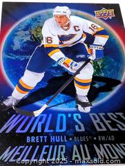 MaxSold Auction: BRETT HULL WORLD'S BEST HOCKEY CARD - Kingston (Ontario, Canada) SELLER MANAGED Downsizing Online Auction - Rosemund Crescent