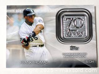 MaxSold Auction: FRANK THOMAS COMMEMORATIVE METAL PLATE CARD - Kingston (Ontario, Canada) SELLER MANAGED Downsizing Online Auction - Rosemund Crescent