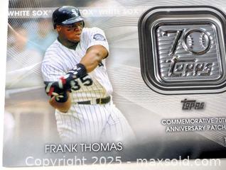 MaxSold Auction: FRANK THOMAS COMMEMORATIVE METAL PLATE CARD - Kingston (Ontario, Canada) SELLER MANAGED Downsizing Online Auction - Rosemund Crescent