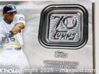 MaxSold Auction: FRANK THOMAS COMMEMORATIVE METAL PLATE CARD - Kingston (Ontario, Canada) SELLER MANAGED Downsizing Online Auction - Rosemund Crescent