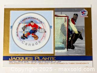 MaxSold Auction: JACQUES PLANTE CANADA POST COMMEMORATIVE STAMP CARD - Kingston (Ontario, Canada) SELLER MANAGED Downsizing Online Auction - Rosemund Crescent