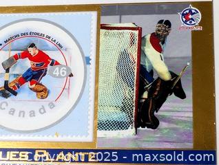 MaxSold Auction: JACQUES PLANTE CANADA POST COMMEMORATIVE STAMP CARD - Kingston (Ontario, Canada) SELLER MANAGED Downsizing Online Auction - Rosemund Crescent