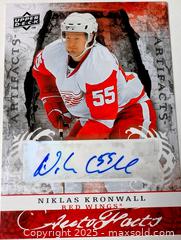 MaxSold Auction: NIKLAS KRONWALL HAND SIGNED HOCKEY CARD - Kingston (Ontario, Canada) SELLER MANAGED Downsizing Online Auction - Rosemund Crescent