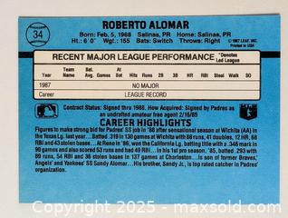 MaxSold Auction: ROBERTO ALOMAR ROOKIE CARD - Kingston (Ontario, Canada) SELLER MANAGED Downsizing Online Auction - Rosemund Crescent