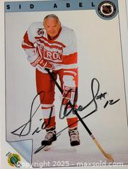 MaxSold Auction: SID ABEL HAND SIGNED HOCKEY CARD - Kingston (Ontario, Canada) SELLER MANAGED Downsizing Online Auction - Rosemund Crescent