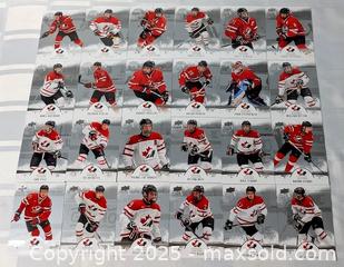 MaxSold Auction: TEAM CANADA HOCKEY CARD LOT OF 24 - Kingston (Ontario, Canada) SELLER MANAGED Downsizing Online Auction - Rosemund Crescent