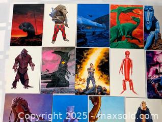 MaxSold Auction: THE ALIEN WORLD OF WAYNE BARLOWE COLLECTOR CARDS - Kingston (Ontario, Canada) SELLER MANAGED Downsizing Online Auction - Rosemund Crescent