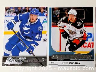 MaxSold Auction: UPPER DECK YOUNG GUNS ROOKIE CARD LOT OF 3 - Kingston (Ontario, Canada) SELLER MANAGED Downsizing Online Auction - Rosemund Crescent