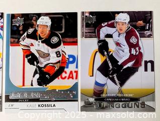 MaxSold Auction: UPPER DECK YOUNG GUNS ROOKIE CARD LOT OF 3 - Kingston (Ontario, Canada) SELLER MANAGED Downsizing Online Auction - Rosemund Crescent