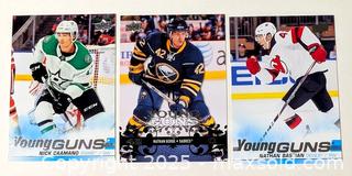 MaxSold Auction: UPPER DECK YOUNG GUNS ROOKIE CARD LOT OF 3 - Kingston (Ontario, Canada) SELLER MANAGED Downsizing Online Auction - Rosemund Crescent