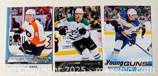 MaxSold Auction: UPPER DECK YOUNG GUNS ROOKIE CARD LOT OF 3 - Kingston (Ontario, Canada) SELLER MANAGED Downsizing Online Auction - Rosemund Crescent