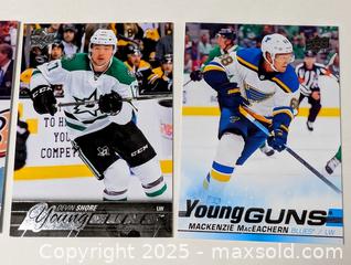 MaxSold Auction: UPPER DECK YOUNG GUNS ROOKIE CARD LOT OF 3 - Kingston (Ontario, Canada) SELLER MANAGED Downsizing Online Auction - Rosemund Crescent