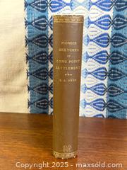 MaxSold Auction: 1898 E. A. Evans - Long Point Settlement - Antique Book - Hamilton (Ontario, Canada) SELLER MANAGED Estate Sale Online Auction - Gertrude Street